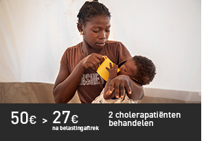 2 cholerapatiënten behandelen