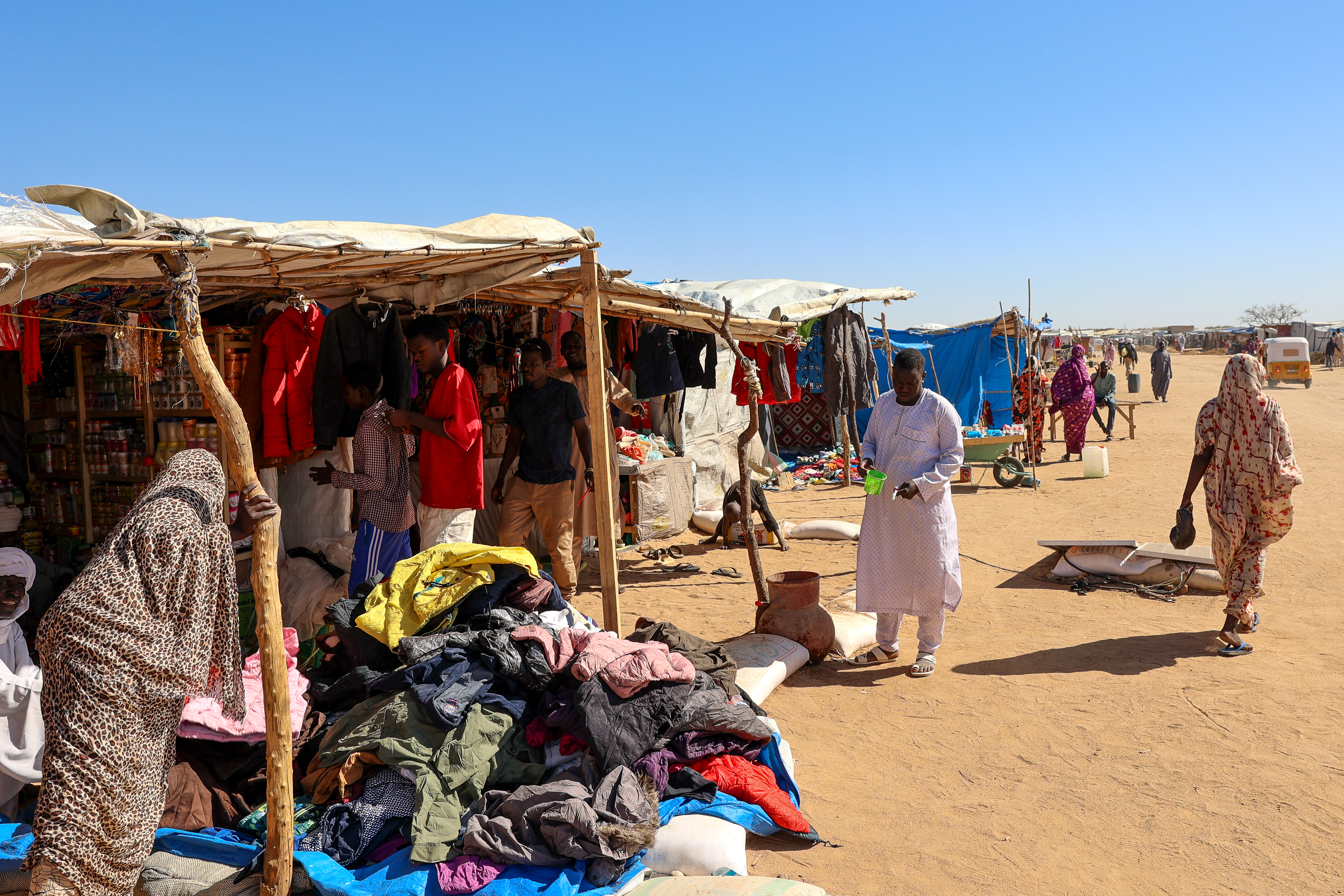 Sudanese refugees in Chad