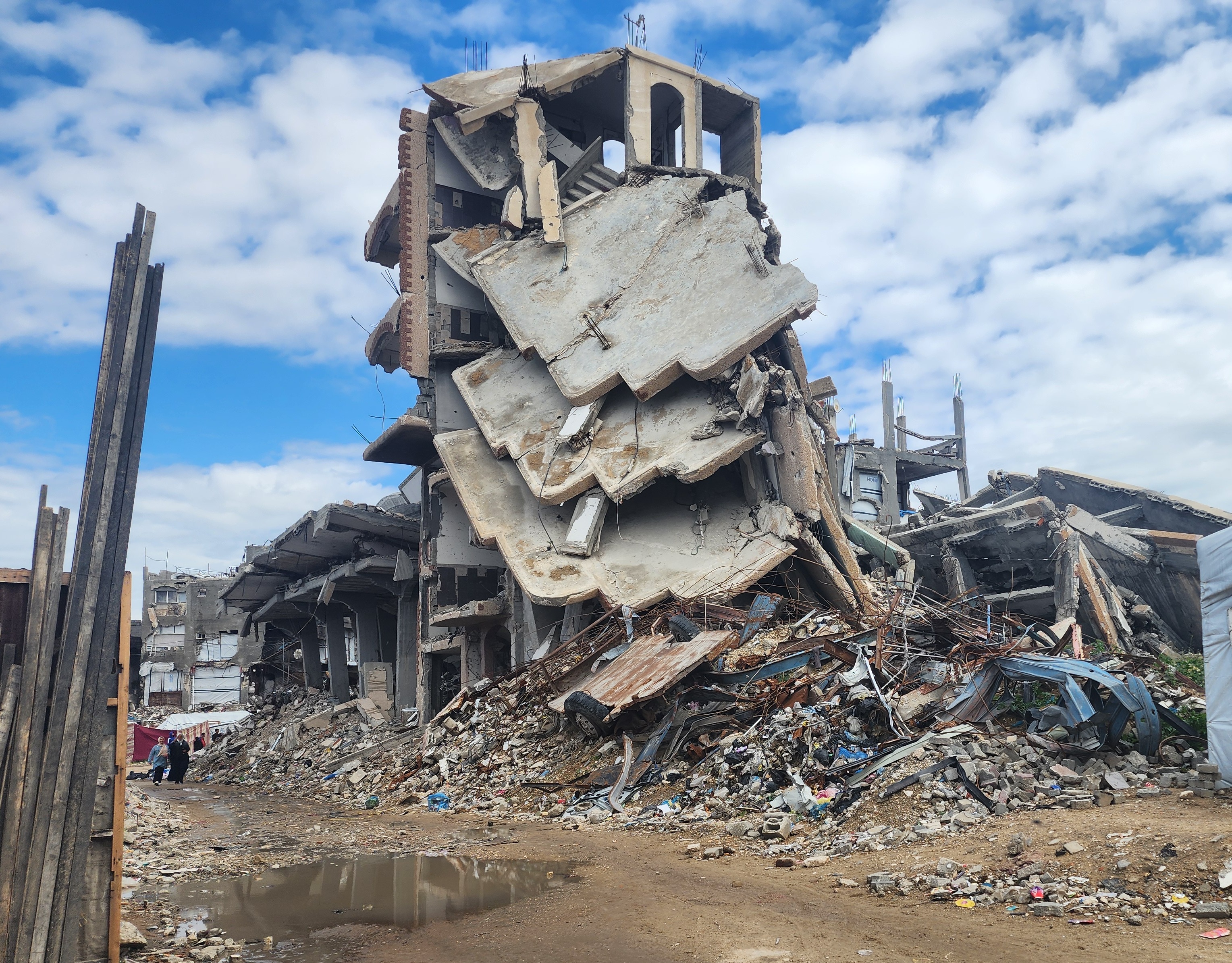 Destruction in Gaza city