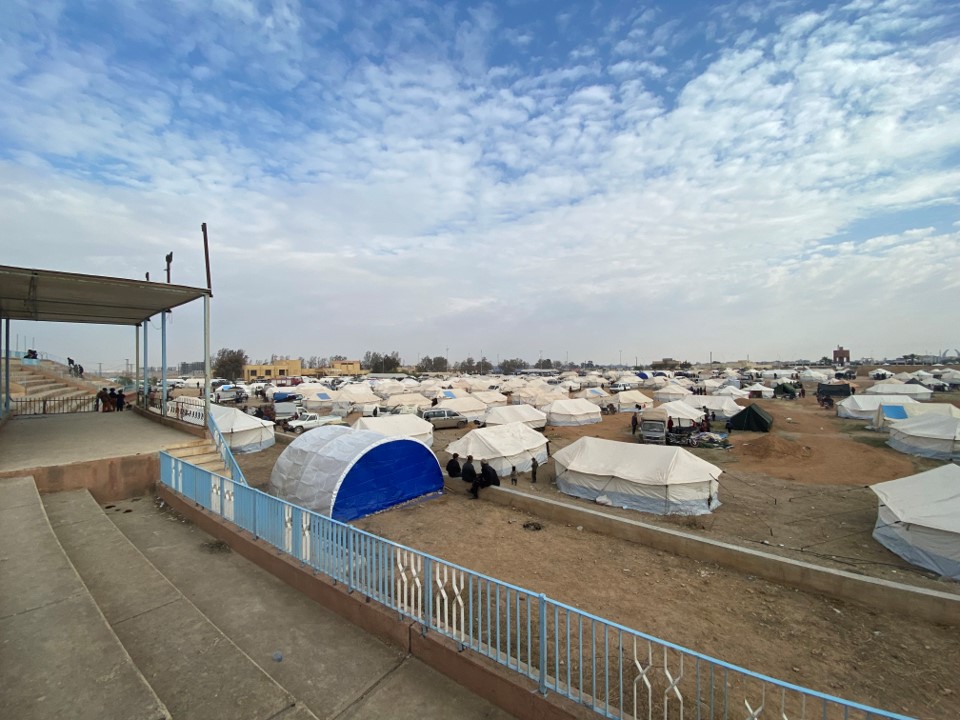 Tabqa-kamp in het noordoosten van Syrië. Matthew Cowling/AZG