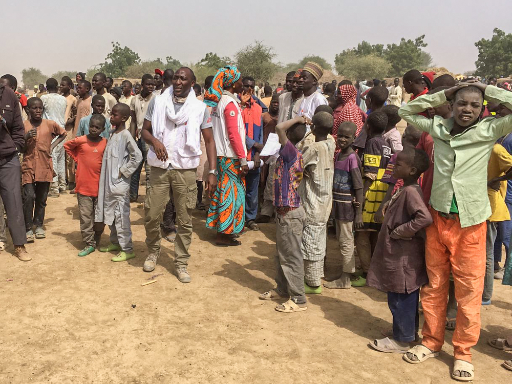 personnes ayant fui Rann sans rien et arrivées au Cameroun