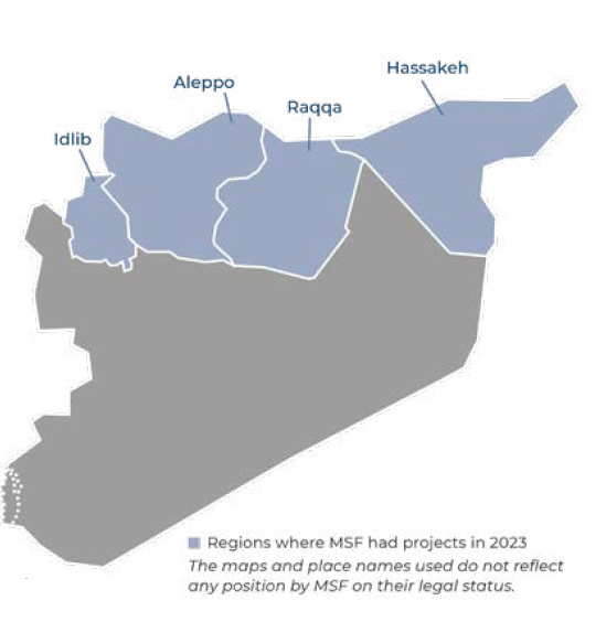 Syrië map