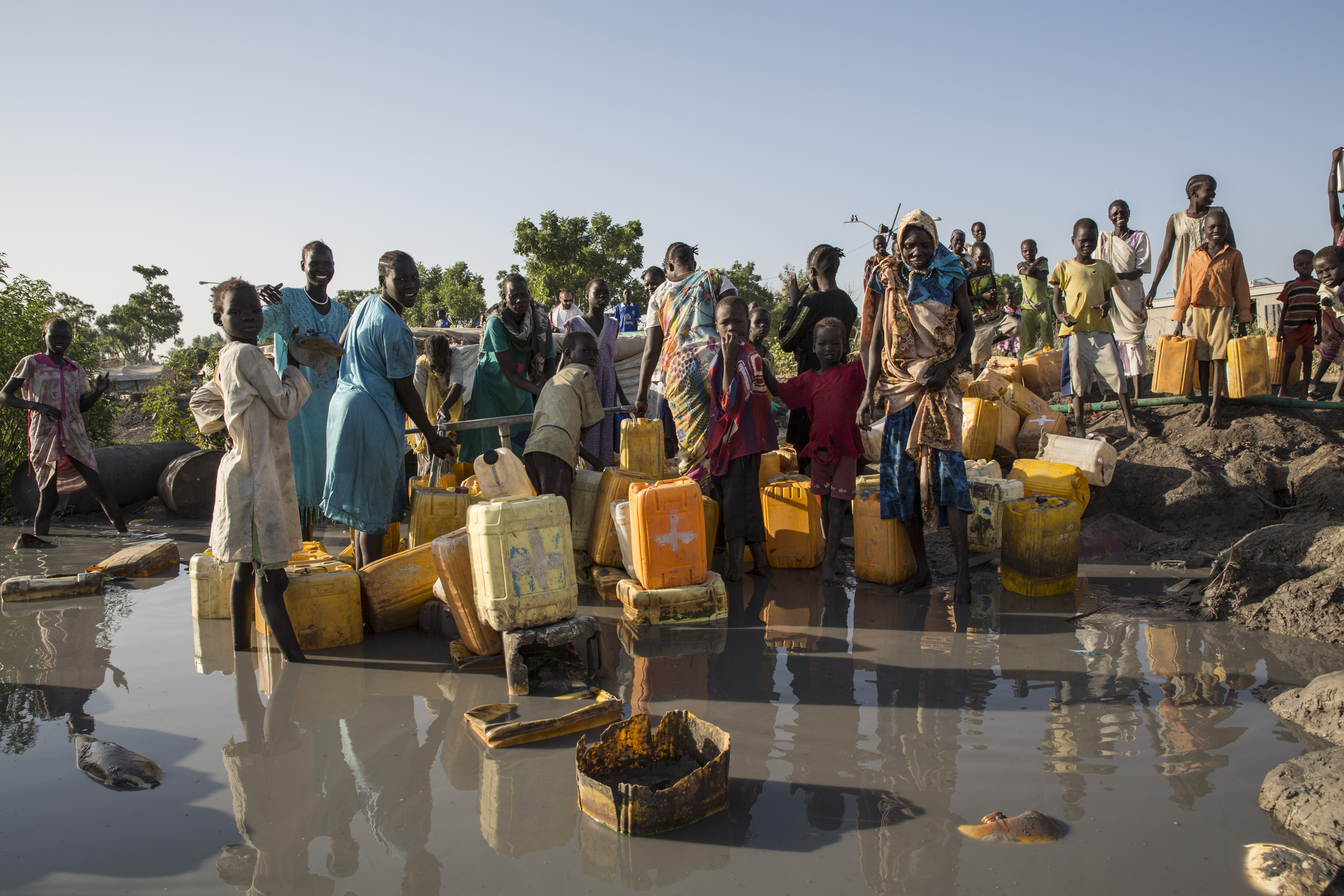 40 000 personnes vivent actuellement dans le site de protection de civils de Malakal © MSF