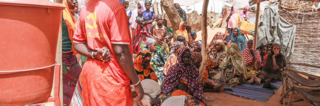 Kamp voor ontheemden in Gorom Gorom, in de Sahel-regio van Burkina Faso. Maart 2022. MSF/Mohamed El-Habib Cisse