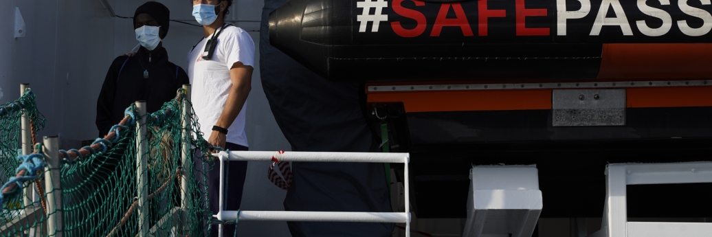 Intérieur du bateau de MSF