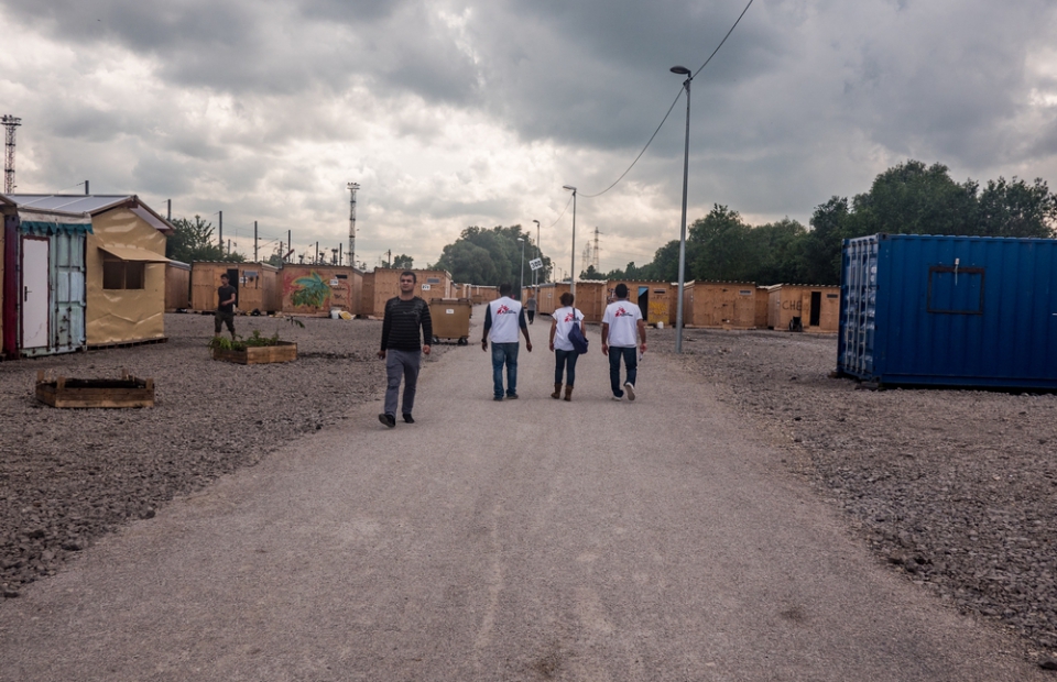 Le camp de Grande-Synthe en juin 2016 © Charles Habib/MSF. Grande-Synthe, 2016.