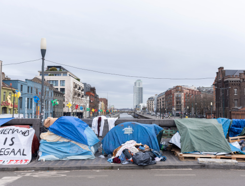 Asielzoekers in Brussel