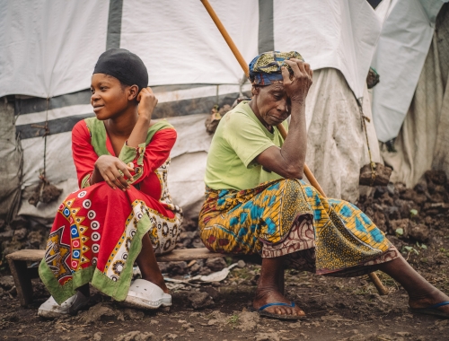 Alice Feza, 19, et Jeanne Nyirarwango, 64