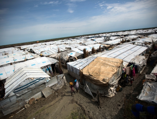 Le camp de Malakal au Soudan du Sud en juin 2016 © Albert Gonzalez Farran/ MSF. Malakal, 2016.