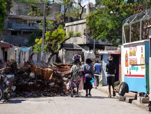 Streets in Haiti